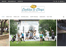 Tablet Screenshot of cookiesandclogs.com